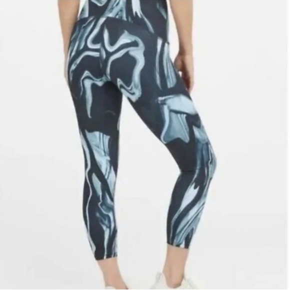 NWT Spanx Booty Boost Active Marbled 7/8 Leggings Size 3X 💙 $98 - Picture 3 of 10